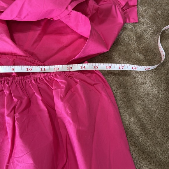 HYACINTH House From Tuckernuck NWT Pink Ruffle Sleeve Tie Back Bow Dress - Picture 10 of 15
